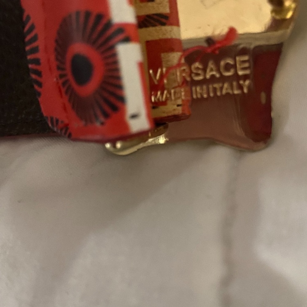 Versace belt gold belt buckle